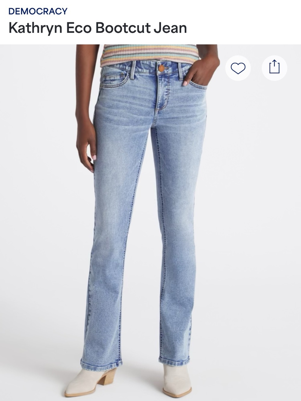 Democracy Kathryn Eco Bootcut Jean